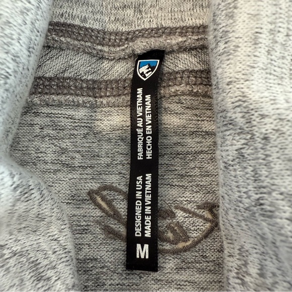 Kuhl Lea Cowl Neck Knit Sweater Dress Womens Medium HeatherGray Outdoor Gorpcore - Picture 5 of 10